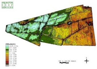 GPS mapping of farm & fields.